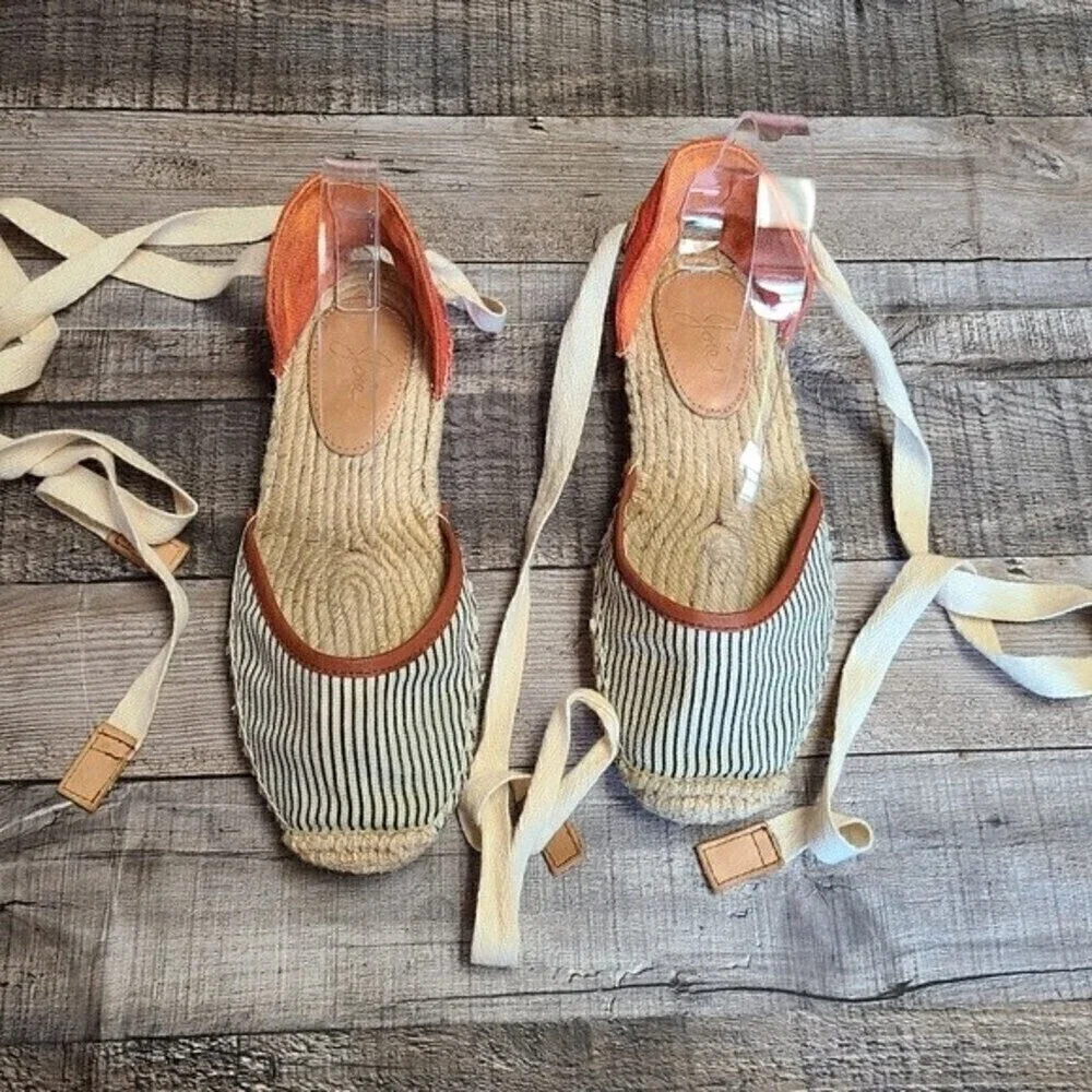 JOIE Miramar Espadrille Flat Sandals Gladiator